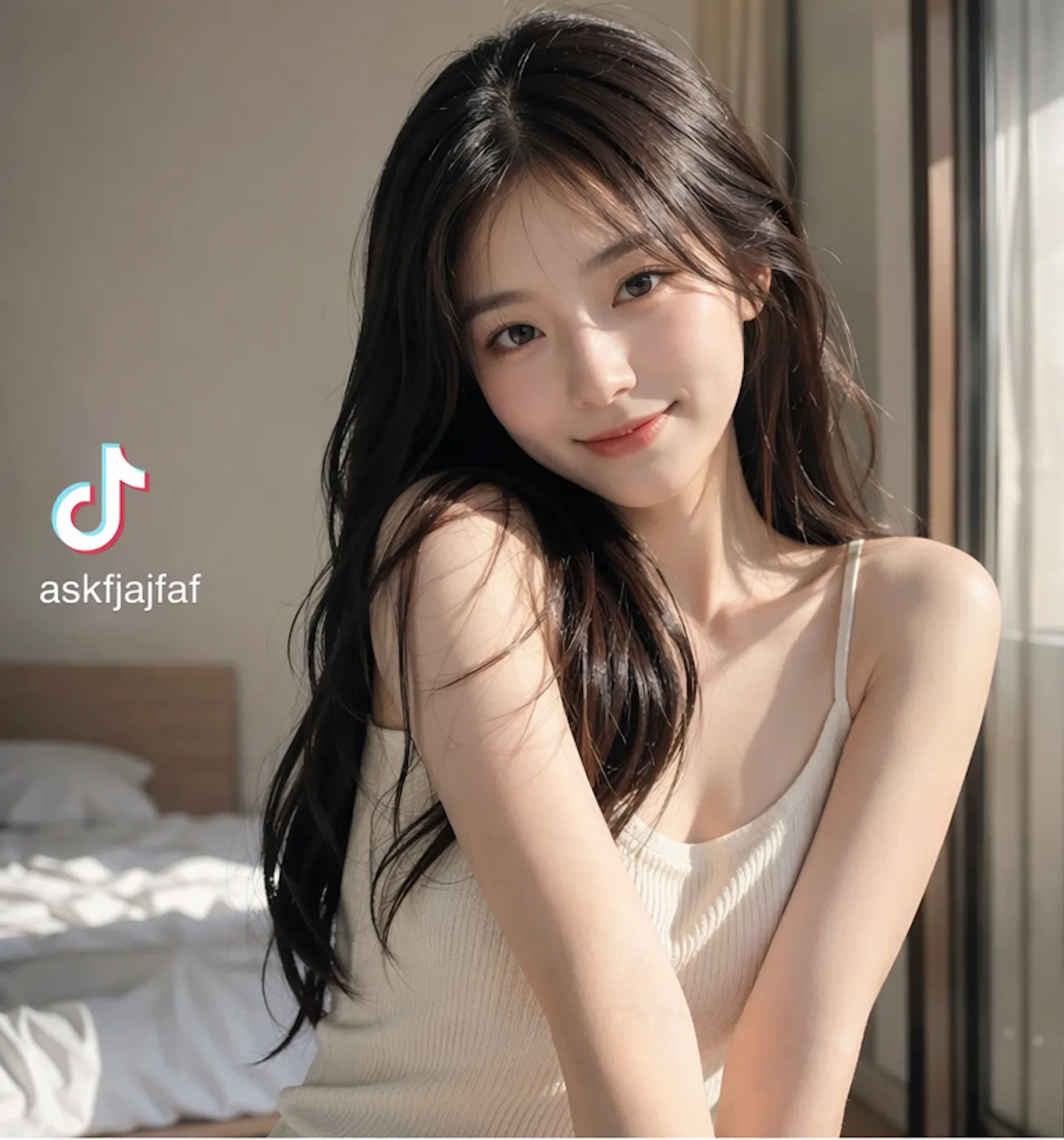 TikTok video with a watermark before AI removal - UnmarkAI