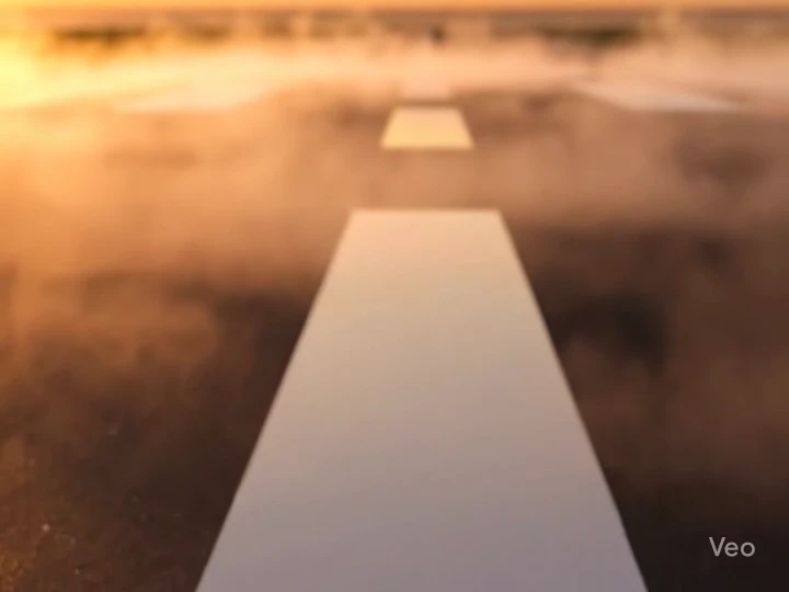 Google Veo AI video with visible Veo watermark logo before AI removal - UnmarkAI